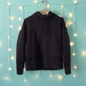 plain navy sweatshirt